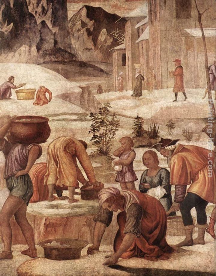 Bernardino Luini The Gathering of the Manna